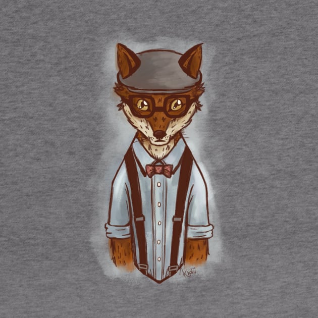 Hipster Fox by Khatii